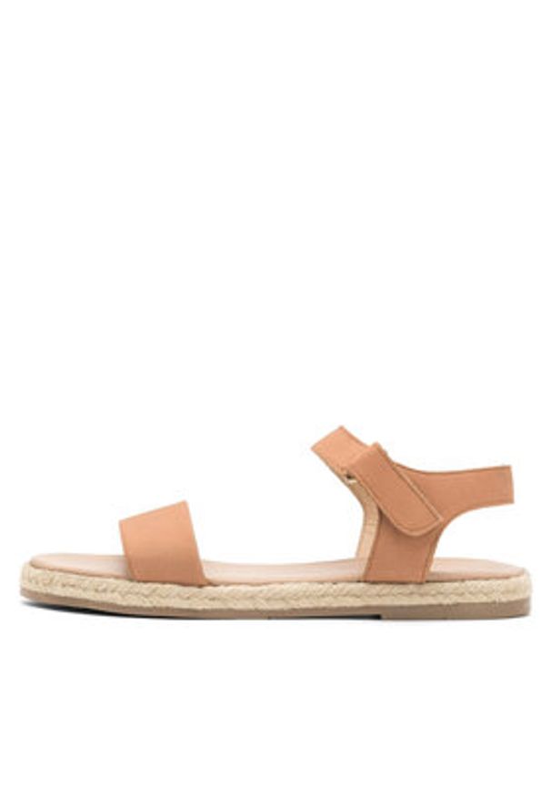 Lasocki Espadryle BRA EST-DOBRAWA-06 Beżowy. Kolor: beżowy. Materiał: skóra, nubuk