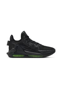 Buty koszykarskie męskie Nike Lebron Witness VI. Zapięcie: sznurówki. Kolor: czarny, wielokolorowy. Materiał: guma, syntetyk, tkanina, materiał. Szerokość cholewki: normalna. Sport: koszykówka