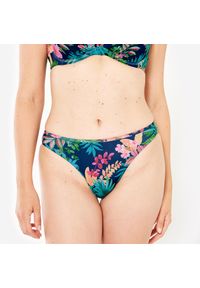 OLAIAN - Dół kostiumu kąpielowego surfingowego damski Olaian Nina Borabora. Kolor: niebieski. Materiał: materiał, elastan, poliester