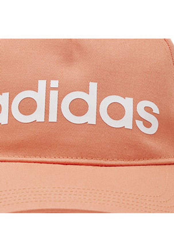 Adidas - adidas Czapka z daszkiem Daily Cap IC9709 Koralowy. Kolor: pomarańczowy. Materiał: bawełna