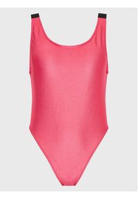 Calvin Klein Swimwear Strój kąpielowy KW0KW01996 Różowy. Kolor: różowy. Materiał: syntetyk