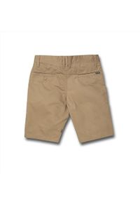 Spodenki turystyczne dla dzieci Volcom Frickin Chino. Kolor: brązowy. Materiał: bawełna, poliester