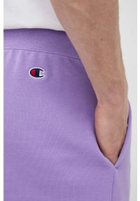 Champion szorty męskie kolor fioletowy. Kolor: fioletowy. Materiał: dzianina #2