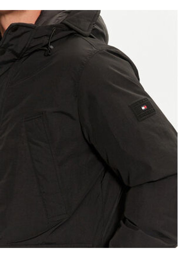 TOMMY HILFIGER - Tommy Hilfiger Kurtka puchowa Rockie MW0MW36595 Czarny Regular Fit. Kolor: czarny. Materiał: syntetyk
