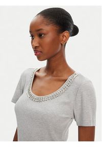 Marciano Guess T-Shirt 5RGP18 6299A Szary Regular Fit. Kolor: szary. Materiał: wiskoza #4