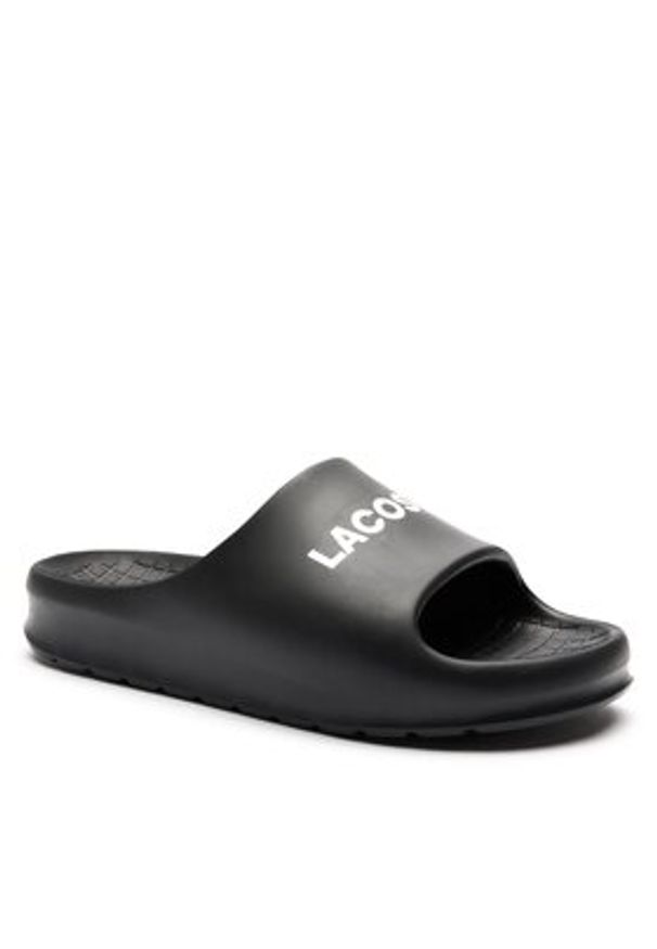 Lacoste Klapki Branded Serve Slide 2.0 747CMA0015 Czarny. Kolor: czarny. Materiał: syntetyk