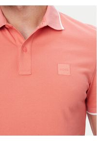 BOSS Polo Passertip 50507699 Czerwony jasny Slim Fit. Typ kołnierza: polo. Kolor: czerwony. Materiał: bawełna #2