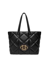 Love Moschino - LOVE MOSCHINO Torebka JC4120PP0NLC0000 Czarny. Kolor: czarny. Materiał: skórzane