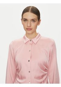 DKNY Sukienka koszulowa DD4KTE31 Różowy Regular Fit. Kolor: różowy. Materiał: syntetyk. Typ sukienki: koszulowe #4