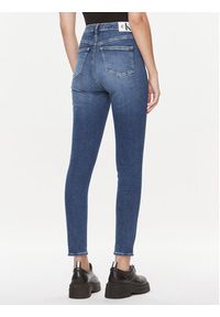 Calvin Klein Jeans Jeansy J20J222140 Granatowy Skinny Fit. Kolor: niebieski