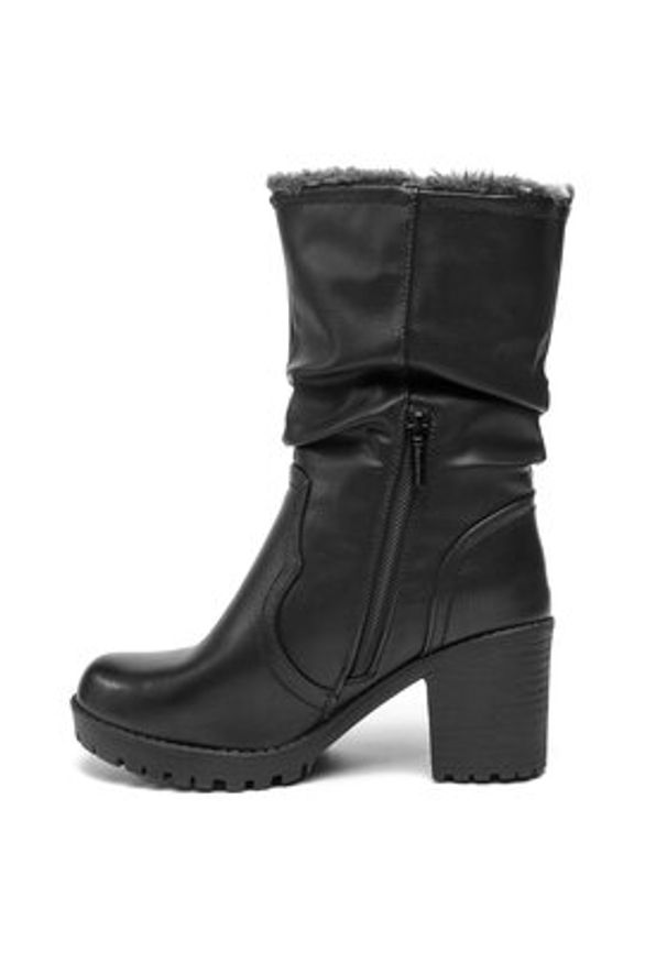 Clara Barson Botki SWS1590-21 Czarny. Kolor: czarny. Materiał: skóra