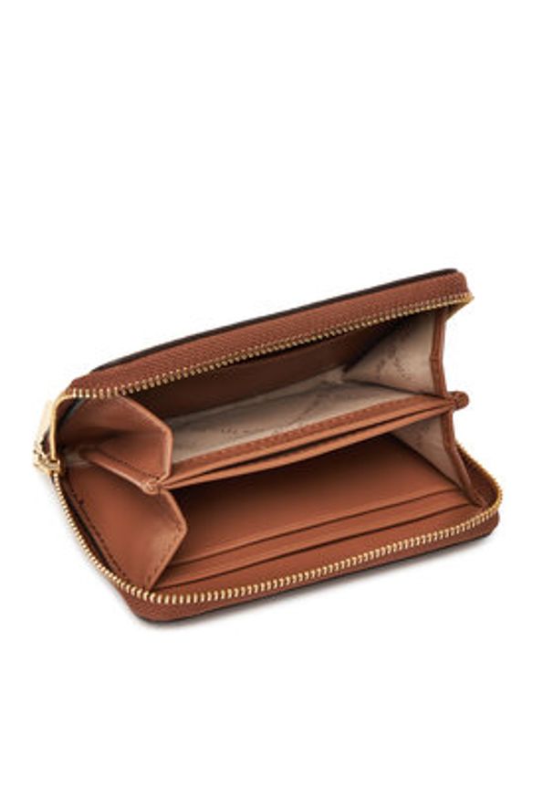 MICHAEL Michael Kors Mały Portfel Damski Jet Set 32F9GJ6D0L Brązowy. Kolor: brązowy. Materiał: skóra