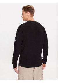 Calvin Klein Jeans Sweter J30J323986 Czarny Regular Fit. Kolor: czarny. Materiał: bawełna #3