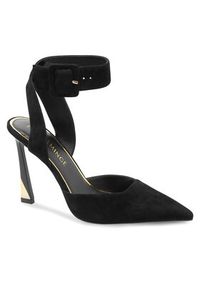 Eva Minge Szpilki SUZANNE-1112A-8 Czarny. Kolor: czarny. Materiał: skóra, zamsz. Obcas: na szpilce #8