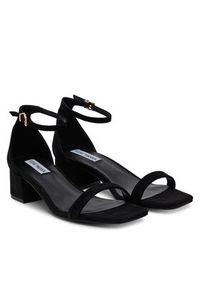 Steve Madden Sandały Gena SM11003579 Czarny. Kolor: czarny. Materiał: skóra, zamsz #3
