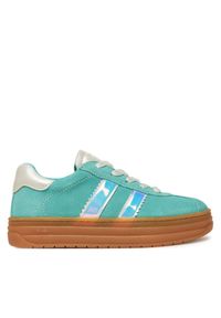 Sneakersy Primigi. Kolor: turkusowy
