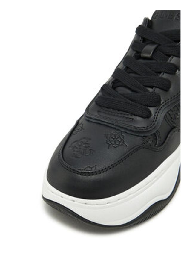 Guess Sneakersy FLPHAP FAL12 Czarny. Kolor: czarny. Materiał: skóra
