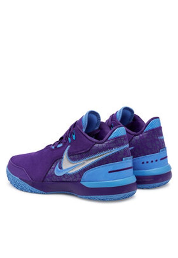 Nike Buty do koszykówki Zm Lebron Nxxt Gen Ampd FJ1566 500 Fioletowy. Kolor: fioletowy. Materiał: skóra, zamsz. Sport: koszykówka