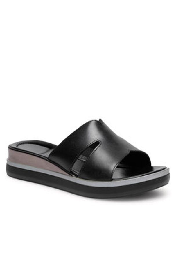 Lasocki Klapki WI23-MINT-02 Czarny. Kolor: czarny. Materiał: skóra