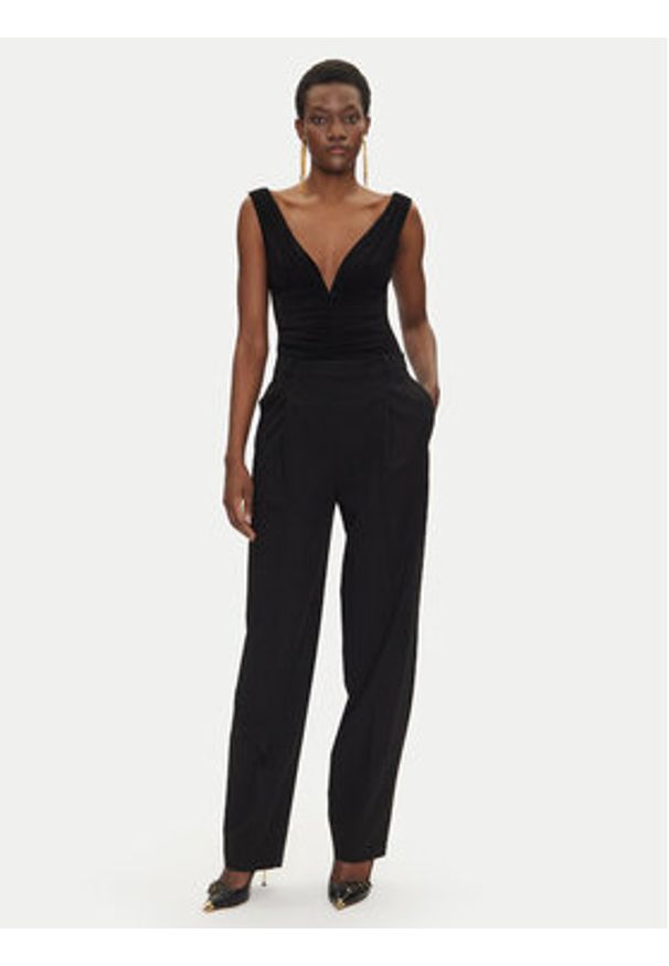 NORMA KAMALI Body KK424XPLH35001 Czarny Slim Fit. Kolor: czarny. Materiał: syntetyk