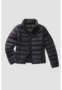 Blauer USA - BLAUER Czarna damska kurtka bez kaptura Georgia Short Jackets, Rozmiar S. Typ kołnierza: bez kaptura. Kolor: czarny. Materiał: poliamid, puch. Styl: elegancki #3