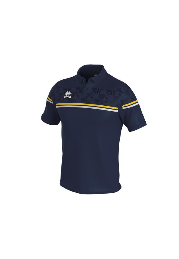 ERREA - Polo Errea dominic. Typ kołnierza: polo. Kolor: żółty, niebieski, wielokolorowy. Styl: elegancki