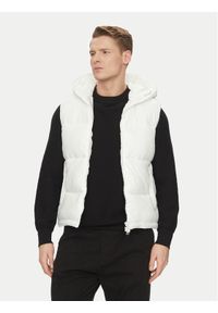 Save The Duck Kamizelka D80296M LUCK19 Biały Regular Fit. Kolor: biały. Materiał: syntetyk #1