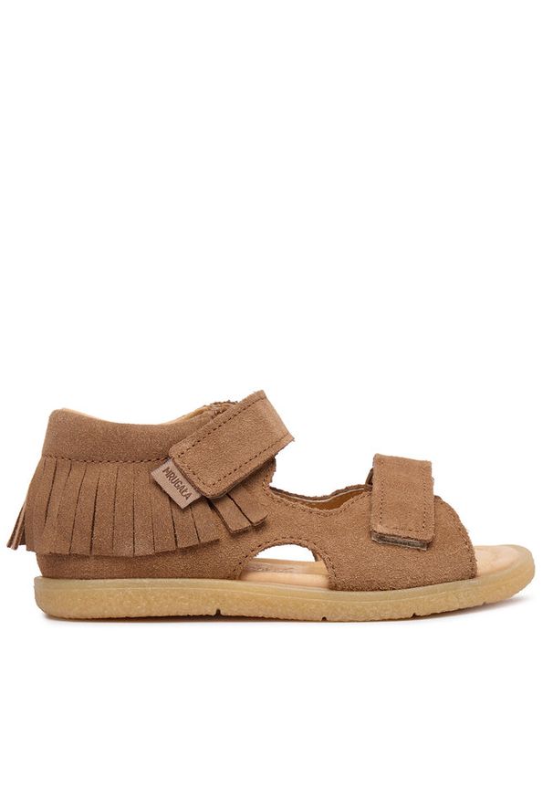 Sandały Mrugała. Kolor: brązowy