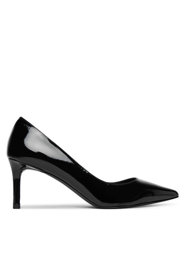 BOSS Szpilki Gracey 50552759 Czarny. Kolor: czarny. Materiał: lakier, skóra. Obcas: na szpilce