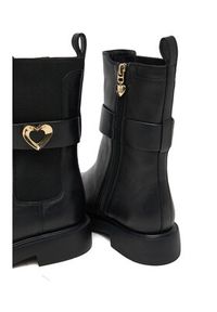 Love Moschino - LOVE MOSCHINO Botki JA24044G0NIA0000 Czarny. Kolor: czarny. Materiał: skóra #4