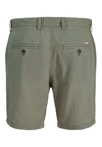 Jack & Jones Szorty materiałowe Stace Summer 12248627 Khaki Regular Fit. Kolor: brązowy. Materiał: bawełna #4