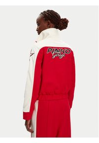 Pinko - PINKO Bluza Edgar 105273 A2MD Czerwony Regular Fit. Kolor: czerwony. Materiał: bawełna, syntetyk #5