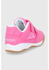 Kappa buty dziecięce Kickoff kolor różowy. Nosek buta: okrągły. Zapięcie: rzepy. Kolor: różowy. Materiał: guma. Wzór: nadruk #4