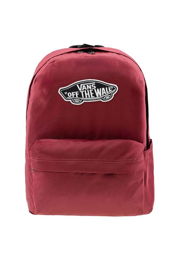 Plecak dla każdego Vans Old Skool Classic VN000H4YBRD1 - czerwony. Kolor: czerwony. Materiał: poliester, materiał. Wzór: aplikacja. Styl: casual
