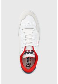 Tommy Jeans sneakersy EM0EM00963.YBR.CITY.TE kolor biały. Nosek buta: okrągły. Zapięcie: sznurówki. Kolor: biały. Materiał: poliester, guma #2