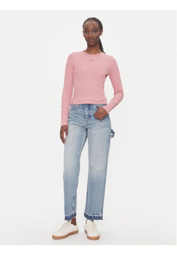 Tommy Jeans Jeansy Layla DW0DW20480 Niebieski Slim Fit. Kolor: niebieski