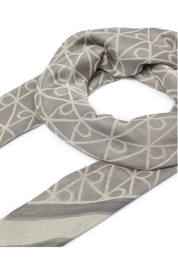 Calvin Klein Chusta Emblem Aop Jacquard Square Scarf LV04F8080G Granatowy. Kolor: niebieski