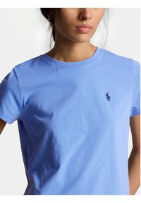 Polo Ralph Lauren T-Shirt 211898698022 Niebieski Regular Fit. Typ kołnierza: polo. Kolor: niebieski. Materiał: bawełna #4