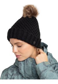 Roxy - Czapka z mankietem dla Kobiety BLIZZARD Czarny. Kolor: czarny. Materiał: dzianina, futro, polar, akryl, syntetyk