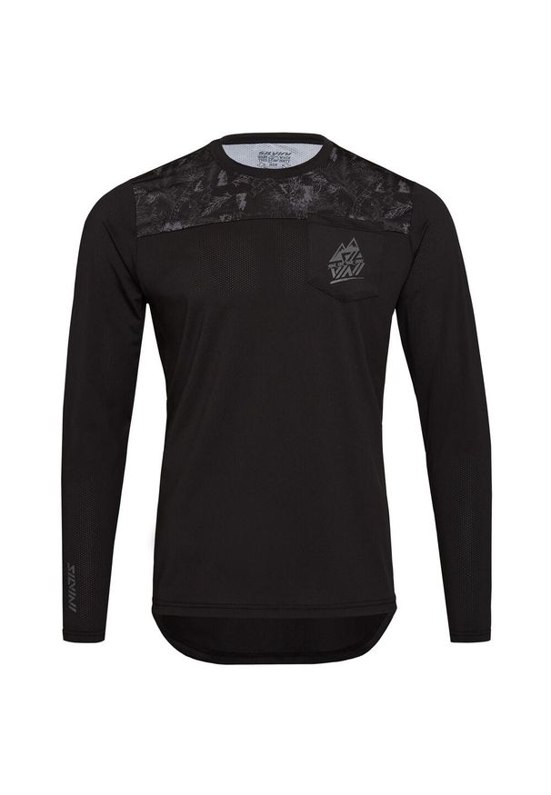 Silvini - Koszulka rowerowa (z długim rękawem) męska SILVINI Men Jersey ELLO. Kolor: brązowy, zielony, wielokolorowy, szary. Materiał: jersey. Długość rękawa: długi rękaw. Długość: długie