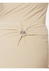 Guess Spódnica midi W5RD53 KAQL2 Beżowy Regular Fit. Kolor: beżowy. Materiał: syntetyk #3
