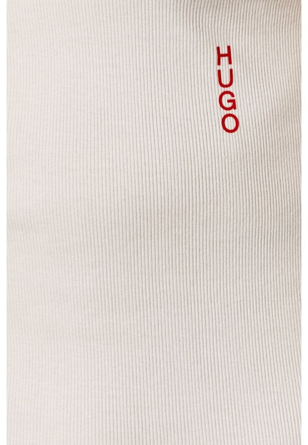 Hugo - Top (2-pack). Okazja: na co dzień. Kolor: biały. Materiał: dzianina. Styl: casual