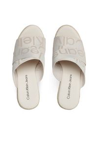 Calvin Klein Jeans Espadryle Wedge Sandal Webbing YW0YW00961 Écru. Materiał: materiał