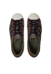 Adidas - adidas Sneakersy Superstar HQ8866 Khaki. Kolor: brązowy. Materiał: zamsz, skóra. Model: Adidas Superstar #4