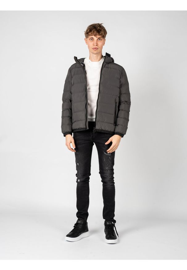 Geox Kurtka "Spherica" | M2629C T2961 | Mężczyzna | Szary. Okazja: na co dzień. Kolor: szary. Materiał: poliester. Styl: elegancki, casual