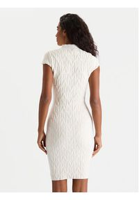 Marciano Guess Sukienka codzienna 4BGK0A 5661Z Beżowy Bodycon Fit. Okazja: na co dzień. Kolor: beżowy. Materiał: syntetyk. Typ sukienki: proste, bodycon. Styl: casual