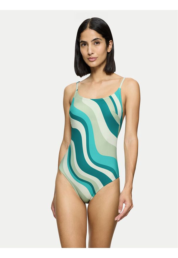 Triumph Strój kąpielowy Summer Mix&Match 10218240 Niebieski. Kolor: niebieski. Materiał: syntetyk