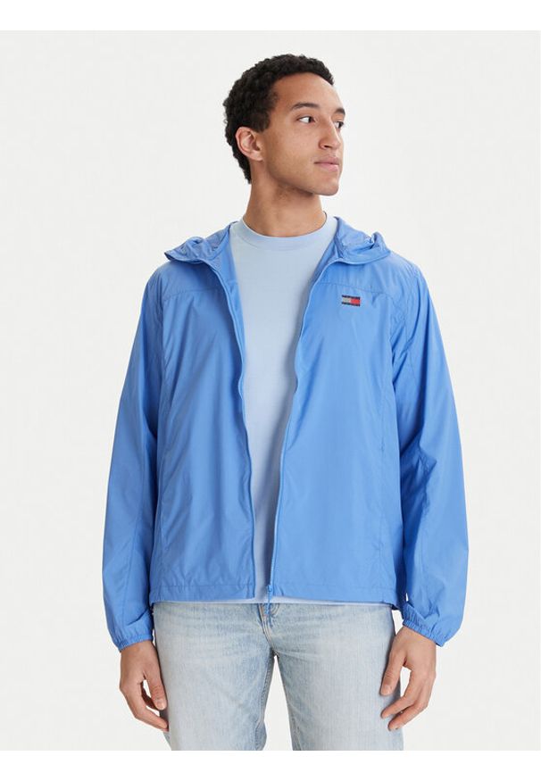 Tommy Jeans Kurtka przejściowa DM0DM23112 Niebieski Regular Fit. Kolor: niebieski. Materiał: syntetyk