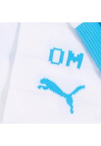 Puma - Męskie skarpety Olympique Marsylia 25/26 PUMA White Bleu Azur Blue. Kolor: niebieski, wielokolorowy, biały. Sport: piłka nożna