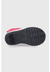 sorel - Sorel Śniegowce dziecięce kolor różowy. Nosek buta: okrągły. Kolor: różowy. Materiał: guma. Szerokość cholewki: normalna